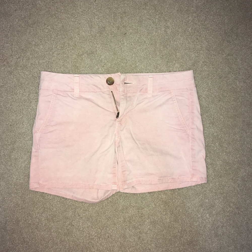 PASTEL PINK AMERICAN EAGLE SHORTS